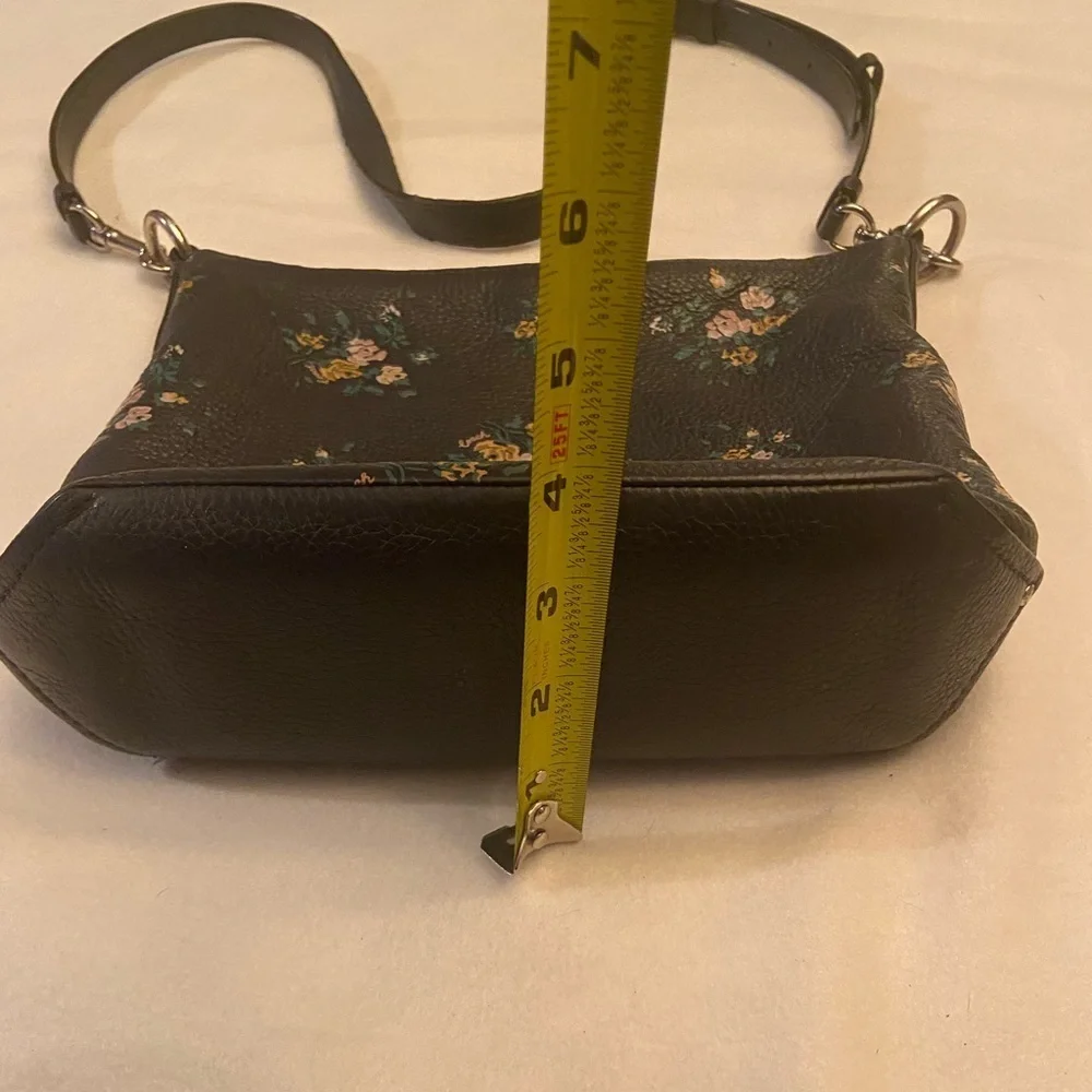 Coach Mini Abby Duffle With Rose Bouquet Print Midnight Dark Blue # 91022